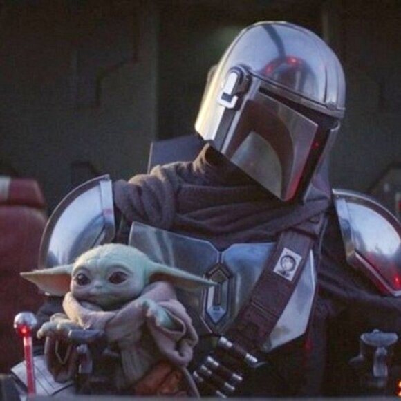 Star Wars Mandalorian & Din Grogu (Baby Yoda) Print Socks! - Picture 13 of 16